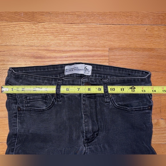 Abercrombie & Fitch Women’s US 6 Black Mid-Waisted Super Skinny Jeans - Picture 6 of 10
